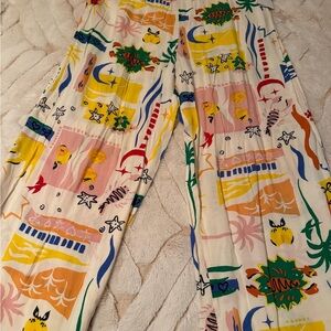 Colorful Printed Pants